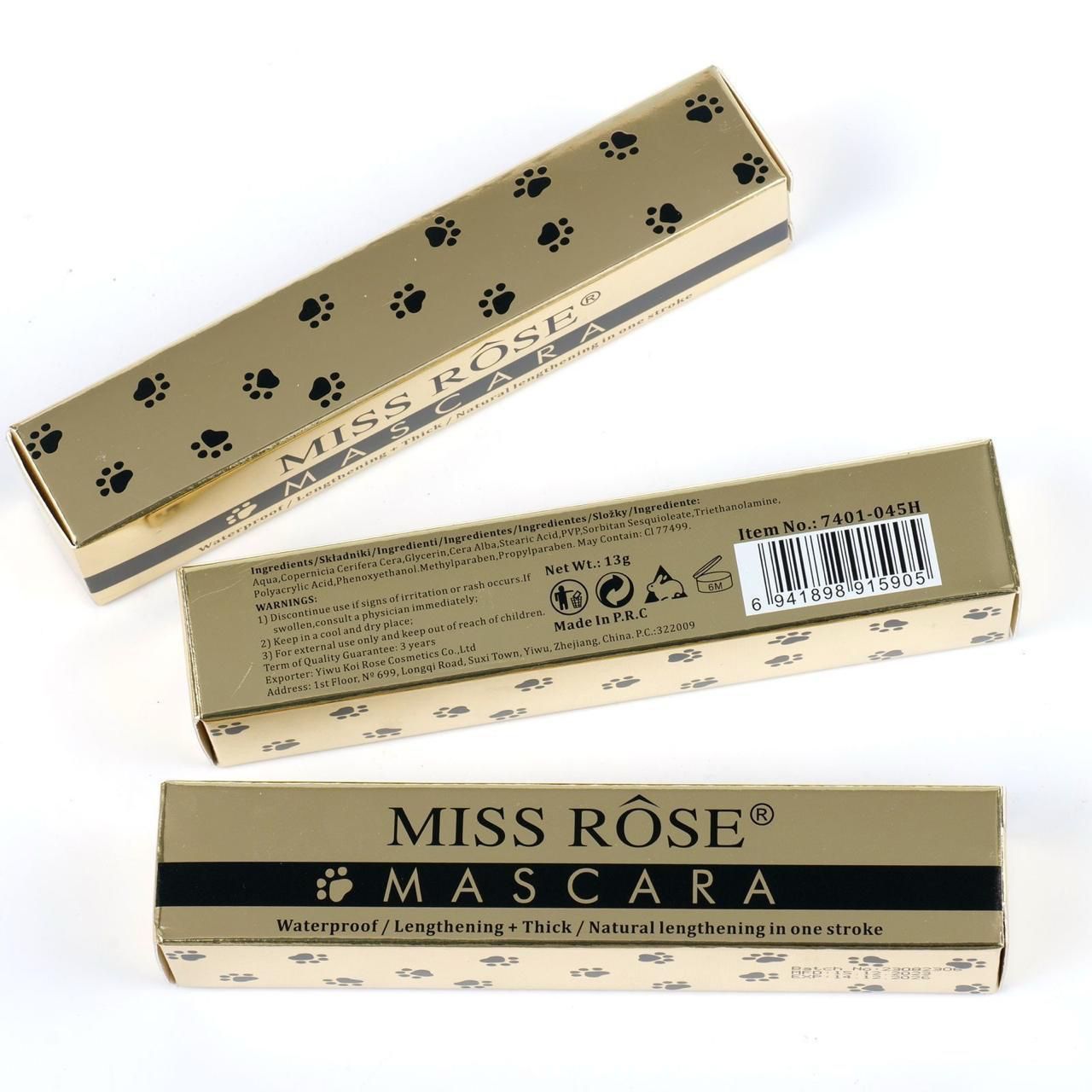 Miss Rose Leopard Mascara