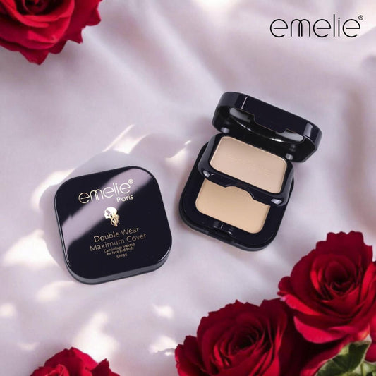 Emelie Paris Double Wear Maximum Cover Powder for Face and Body