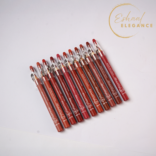 NUDE LIP PENCILS FOR LATINA MAKEUP - 12 Pieces