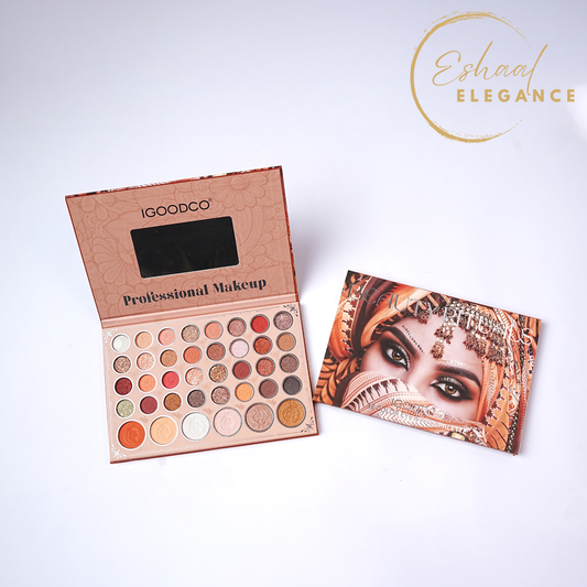 18 SHADE PROFESSIONAL EYESHADOW AND BLUSH PALLETTE