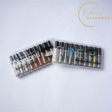 20 PIECES OF GLITTER EYESHADOW AND EYELINER