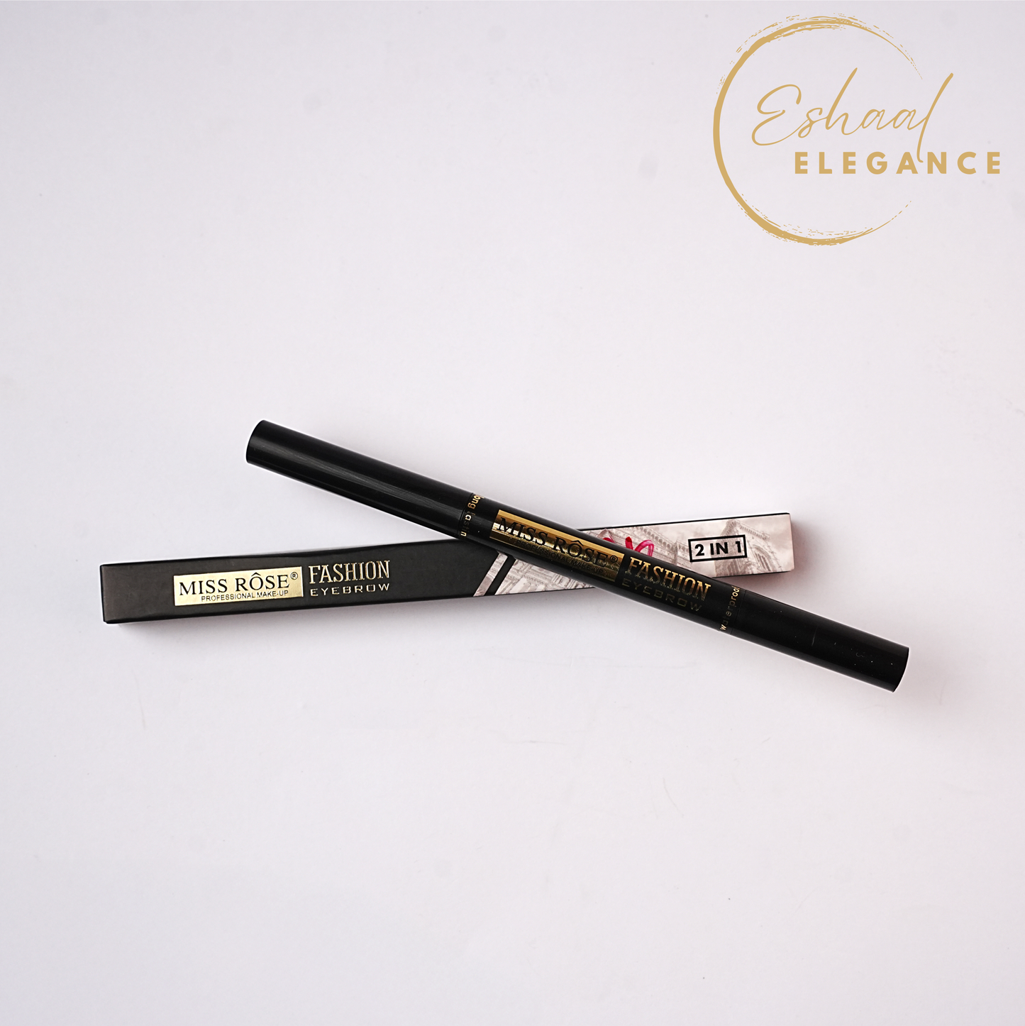 EASY TO USE 2 in 1 EYEBROW PENCIL