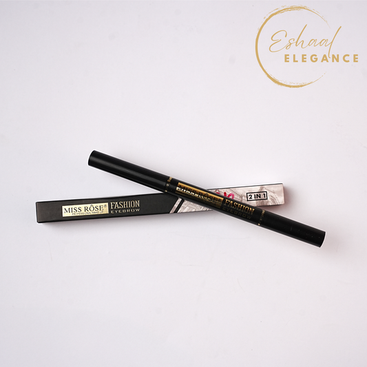 EASY TO USE 2 in 1 EYEBROW PENCIL