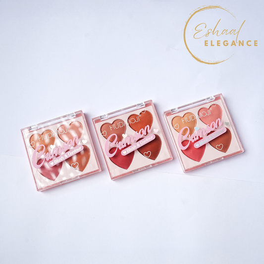 BLUSH AND CONTOUR MINI PALLETTE