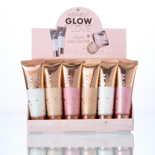 Hudamoji Glow Love Liquid Highlighter (Pack of 4)