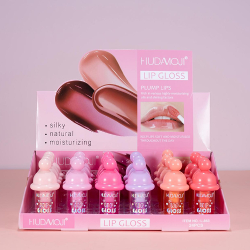 Hudamoji Lip Gloss PLUMP LIPS(Pack Of  6)