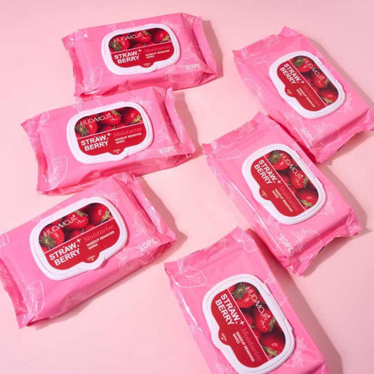 Hudamoji Makeup Removing Wipes (Pack of 3)