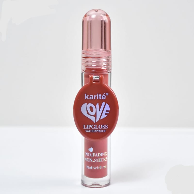 LIP GLOSS WATERPROOF LOVE – KARITÉ (Pack of 6)